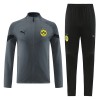 Chaqueta De Entrenamiento Trajes Borussia Dortmund Gray 2022-23 - Hombre